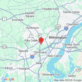 Map to Andina Dental Studio Inc office in Wilmington, DE