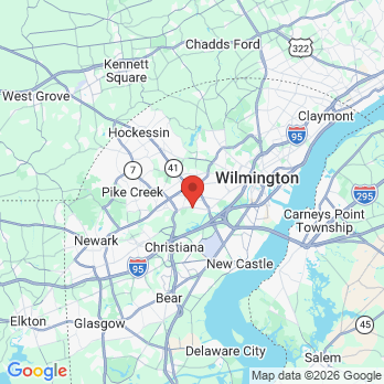 Map to Pop Up DE office in Wilmington, DE