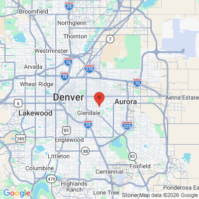 Map to  office in Denver, CO