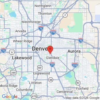 Map to Cynthia M. Parkinson, DDS office in Denver, CO