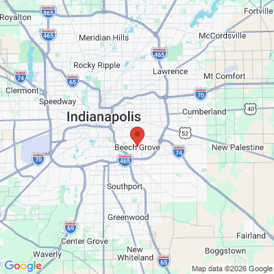 Map to  office in Beech Grove, IN