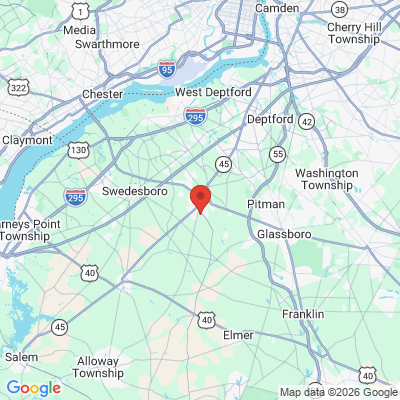 Map to  office in Mullica Hill, NJ