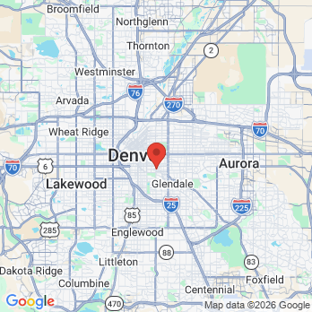 Map to 4th Avenue Family Dentistry office in Denver, CO