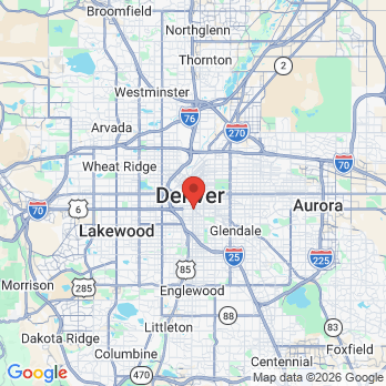 Map to Central Family Dentistry - Taylor Cook DDS office in Denver, CO