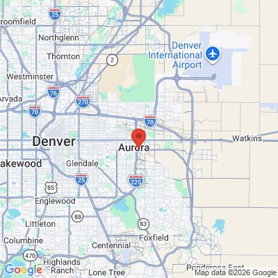 Map to  office in Aurora, CO