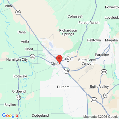 Map to  office in Chapmantown, CA