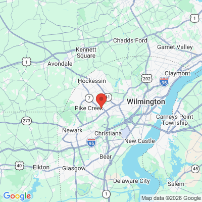 Map to  office in Wilmington, DE