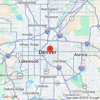 Map to Governors Park Dental Group office in Denver, CO