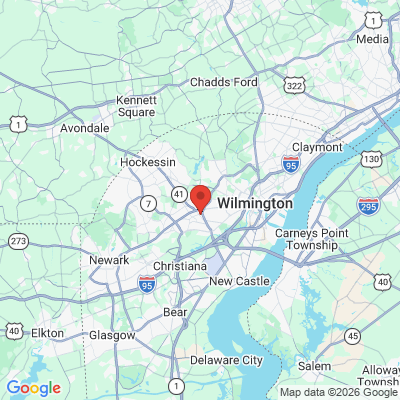 Map to  office in Wilmington, DE