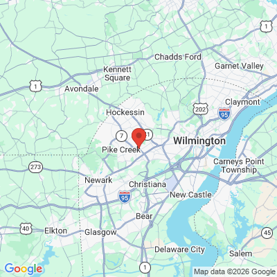Map to  office in Wilmington, DE