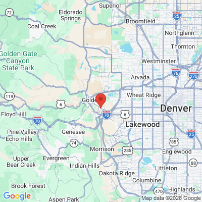 Map to  office in Golden, CO