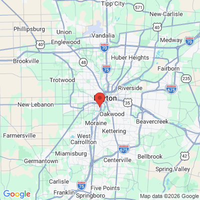 Map to  office in Dayton, OH