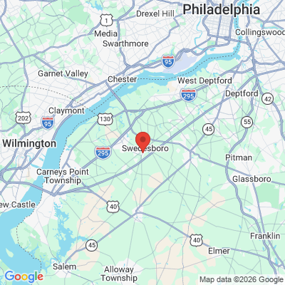 Map to  office in Swedesboro, NJ
