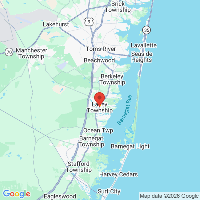 Map to  office in Lacey, NJ