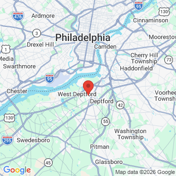 Map to Vanaria Dental office in Woodbury, NJ
