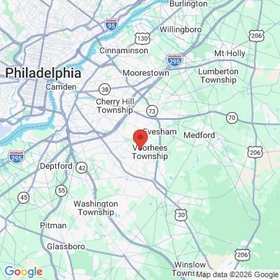 Map to  office in Voorhees, NJ