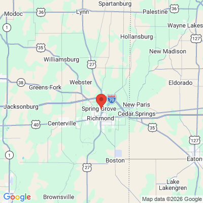 Map to  office in Richmond, IN