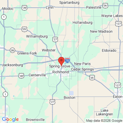 Map to  office in Richmond, IN