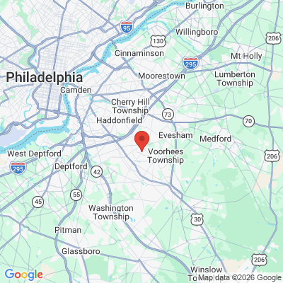 Map to  office in Voorhees, NJ
