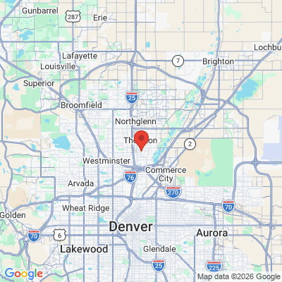 Map to  office in Thornton, CO