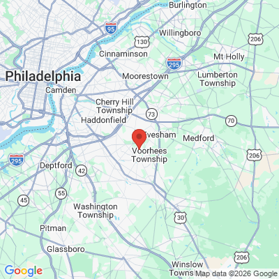 Map to  office in Voorhees, NJ