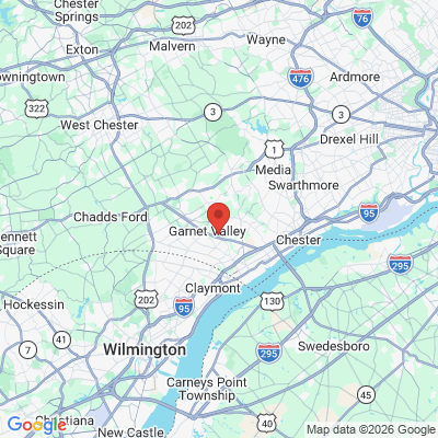 Map to  office in Aston, PA