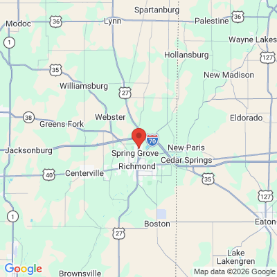 Map to  office in Richmond, IN