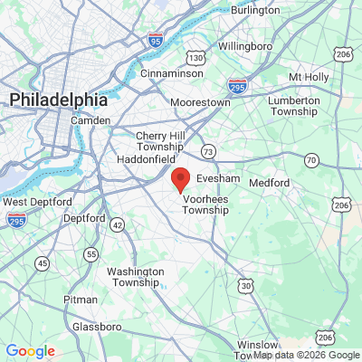 Map to  office in Voorhees, NJ