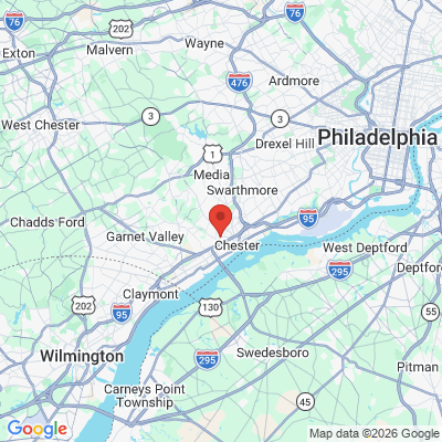 Map to  office in Chester, PA
