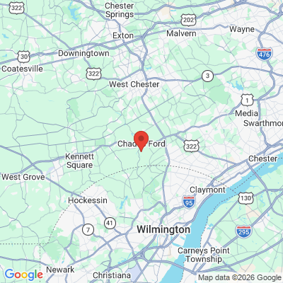 Map to  office in Chadds Ford, PA