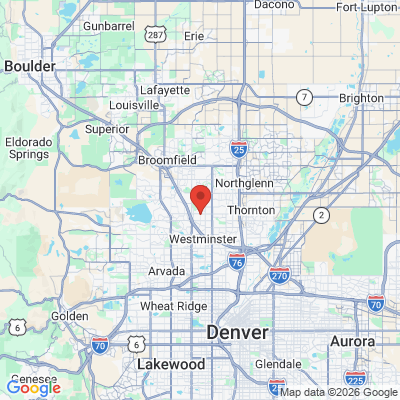 Map to  office in Westminster, CO