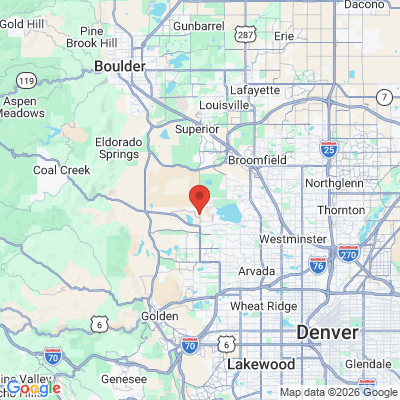 Map to  office in Arvada, CO