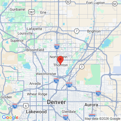Map to  office in Thornton, CO