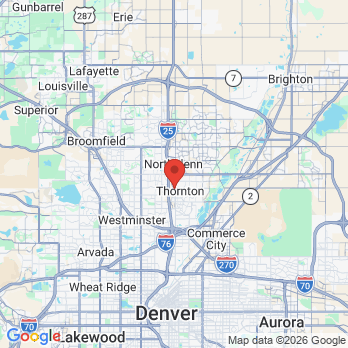 Map to Visiting Ancillary Services office in Denver, CO