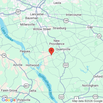 Map to  office in Quarryville, PA