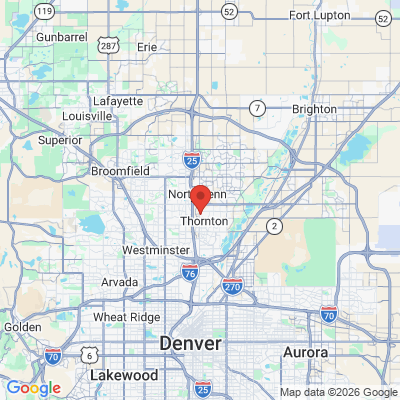 Map to  office in Thornton, CO