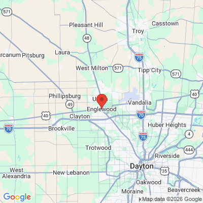 Map to  office in Englewood, OH
