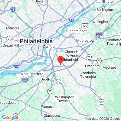 Map to  office in Haddon Heights, NJ