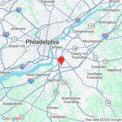 Map to  office in Mount Ephraim, NJ