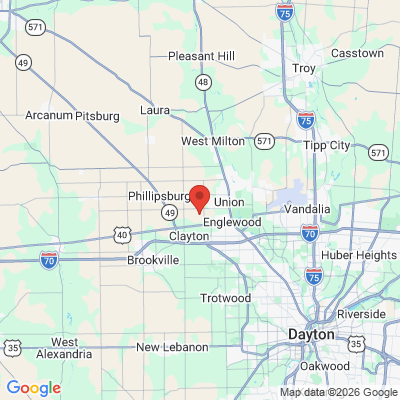 Map to  office in Englewood, OH