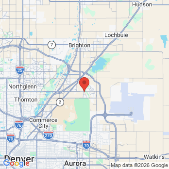 Map to North Range Family Dentistry office in Commerce City, CO