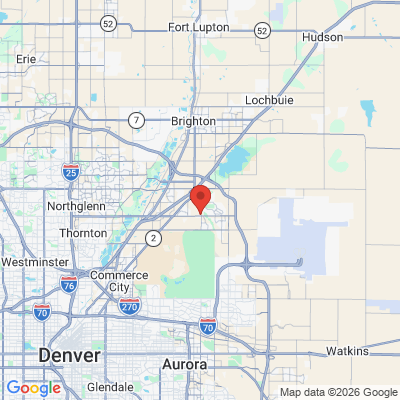 Map to  office in Commerce City, CO