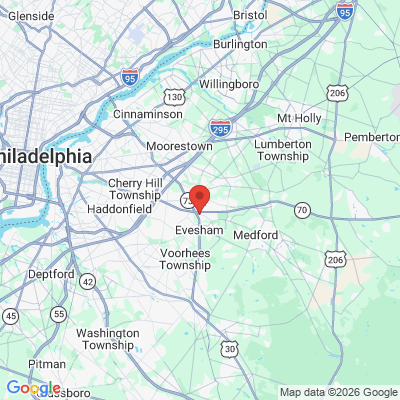 Map to  office in Marlton, NJ