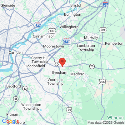 Map to  office in Marlton, NJ