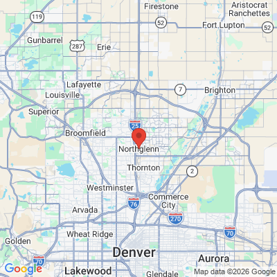 Map to  office in Northglenn, CO