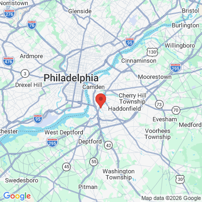 Map to  office in Haddon, NJ