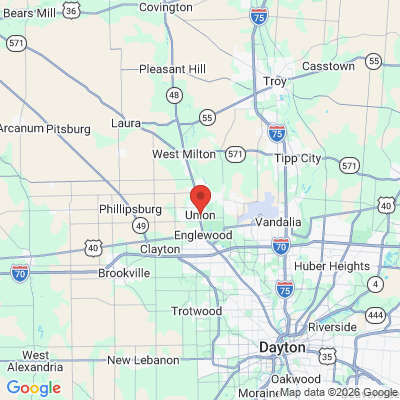 Map to  office in Union, OH