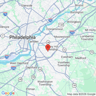 Map to  office in Haddonfield, NJ