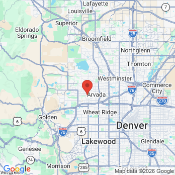 Map to Dr. Dana W. Ellis office in Arvada, CO
