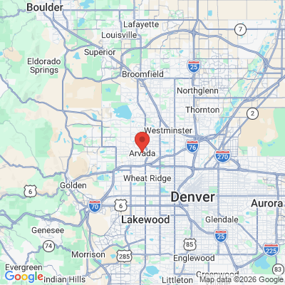 Map to  office in Arvada, CO